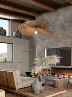 Woven Breeze Pendant Light – Natural Hemp Rope & Metal, Bohemian Modern Ceiling Lamp