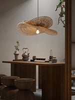 Woven Breeze Pendant Light – Natural Hemp Rope & Metal, Bohemian Modern Ceiling Lamp
