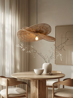 Woven Breeze Pendant Light – Natural Hemp Rope & Metal, Bohemian Modern Ceiling Lamp