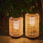 Woven Rattan Outdoor Lamp