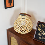 Woven Sphere Solar Lantern Outdoor Lamp