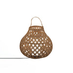 Woven Sphere Solar Lantern Outdoor Lamp