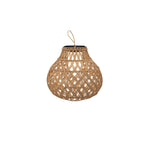 Woven Sphere Solar Lantern Outdoor Lamp