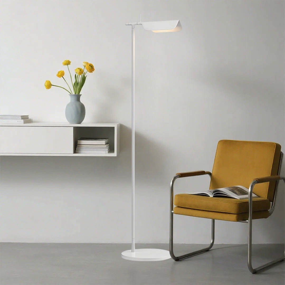 Lumina Floor Lamp – Modern LED Reading Light with Adjustable Head