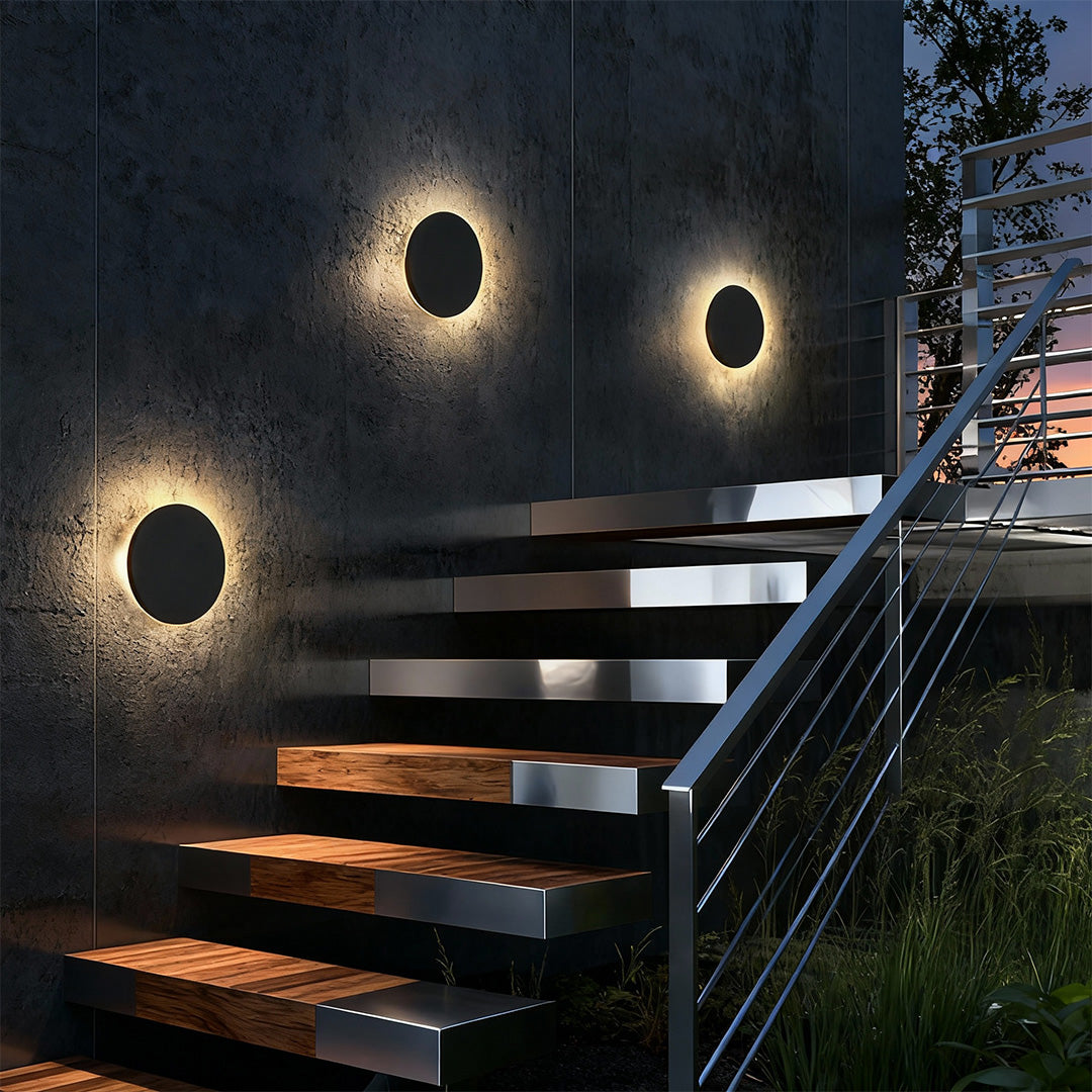 Modern Aluminum LED Wall Sconce for Outdoor Landscape Illumination