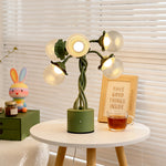 Bubble Table Lamp with Adjustable Stems – French Country LED Accent Light