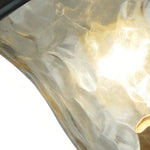 Chestnut Aluminum Post Light with Clear Glass Shade for Modern Gardens