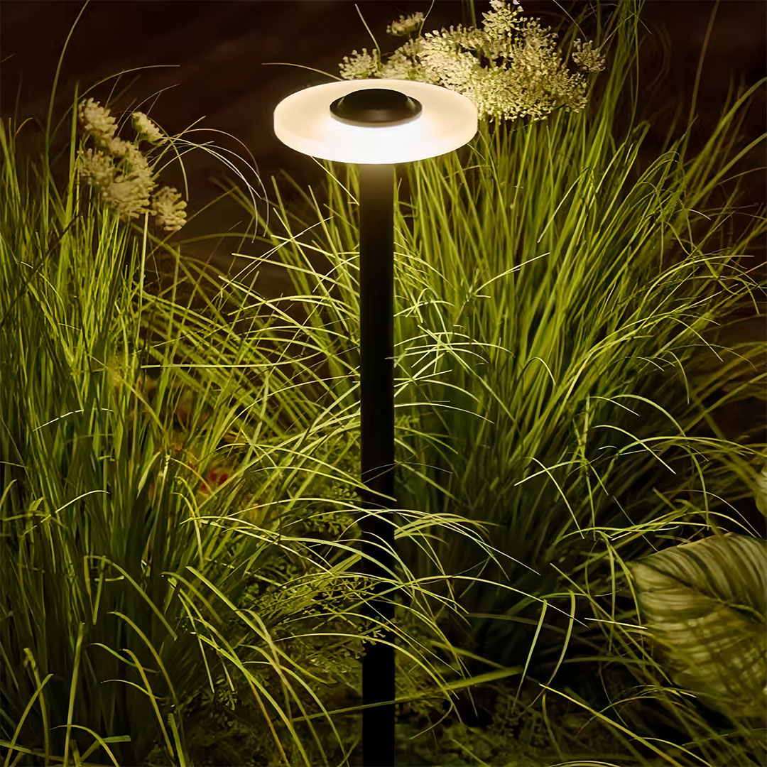 Minimalist Outdoor Bollard Light with Weatherproof LED Landscape Illumination