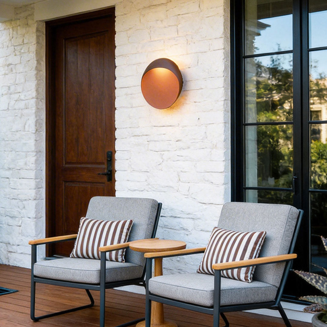 Modern Outdoor LED Wall Sconce – Waterproof Die-Cast Aluminum Patio Light