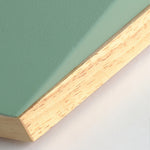 Nordic Geometric Wooden Flush Mount Ceiling Light with Acrylic Shade