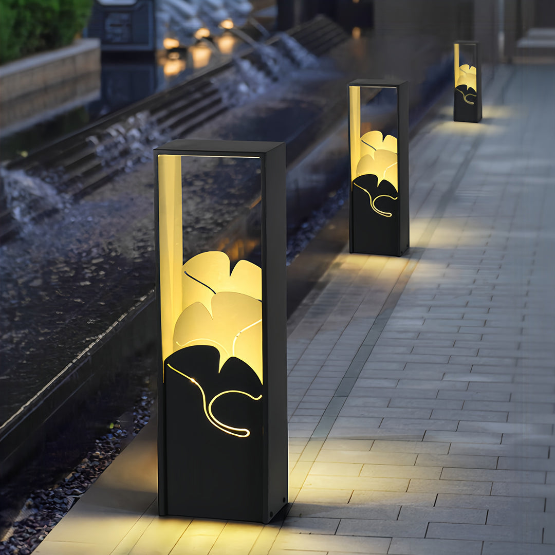 Artisan Black Bollard Light for Modern Landscape Illumination