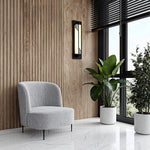 Full Copper Linear Wall Sconce with Natural Marble Shade