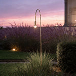 Modern LED Garden Path Lights in Gold Aluminum for Outdoor Landscapes