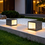 Modern Outdoor Pillar Light for Gate Columns | Stainless Steel LED