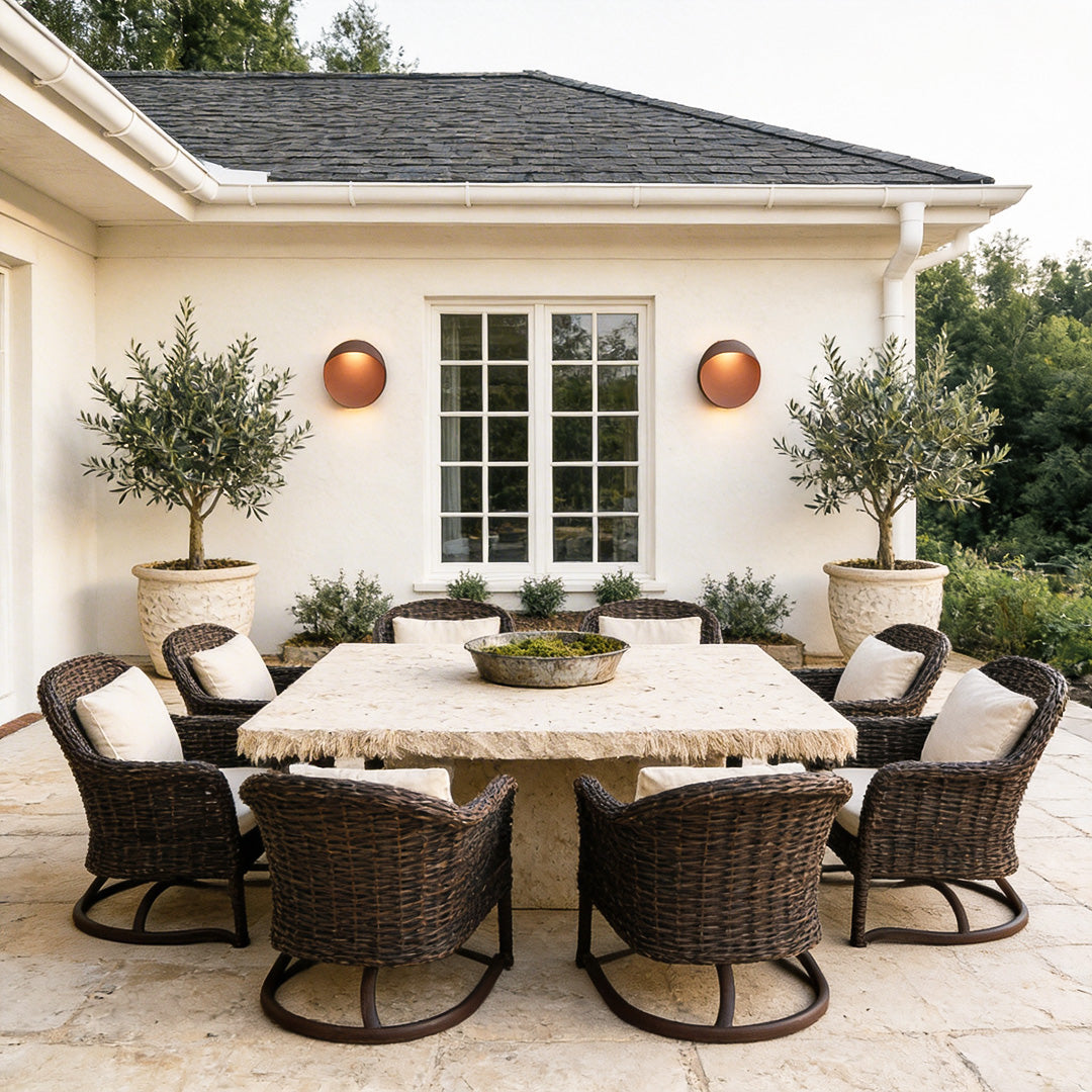 Modern Outdoor LED Wall Sconce – Waterproof Die-Cast Aluminum Patio Light