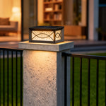 Aria Outdoor Pillar Light – Modern Aluminum Fence Post Lantern