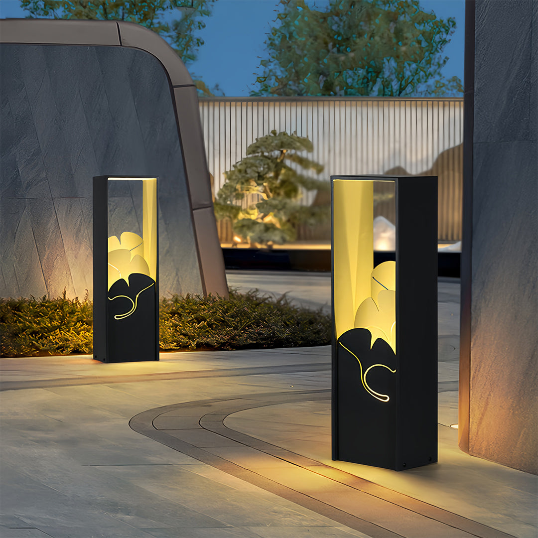 Artisan Black Bollard Light for Modern Landscape Illumination