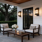 Aurelia Outdoor Wall Sconce in Copper and Glass