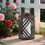 Perforated Stainless Steel Landscape Light with Warm LED Glow