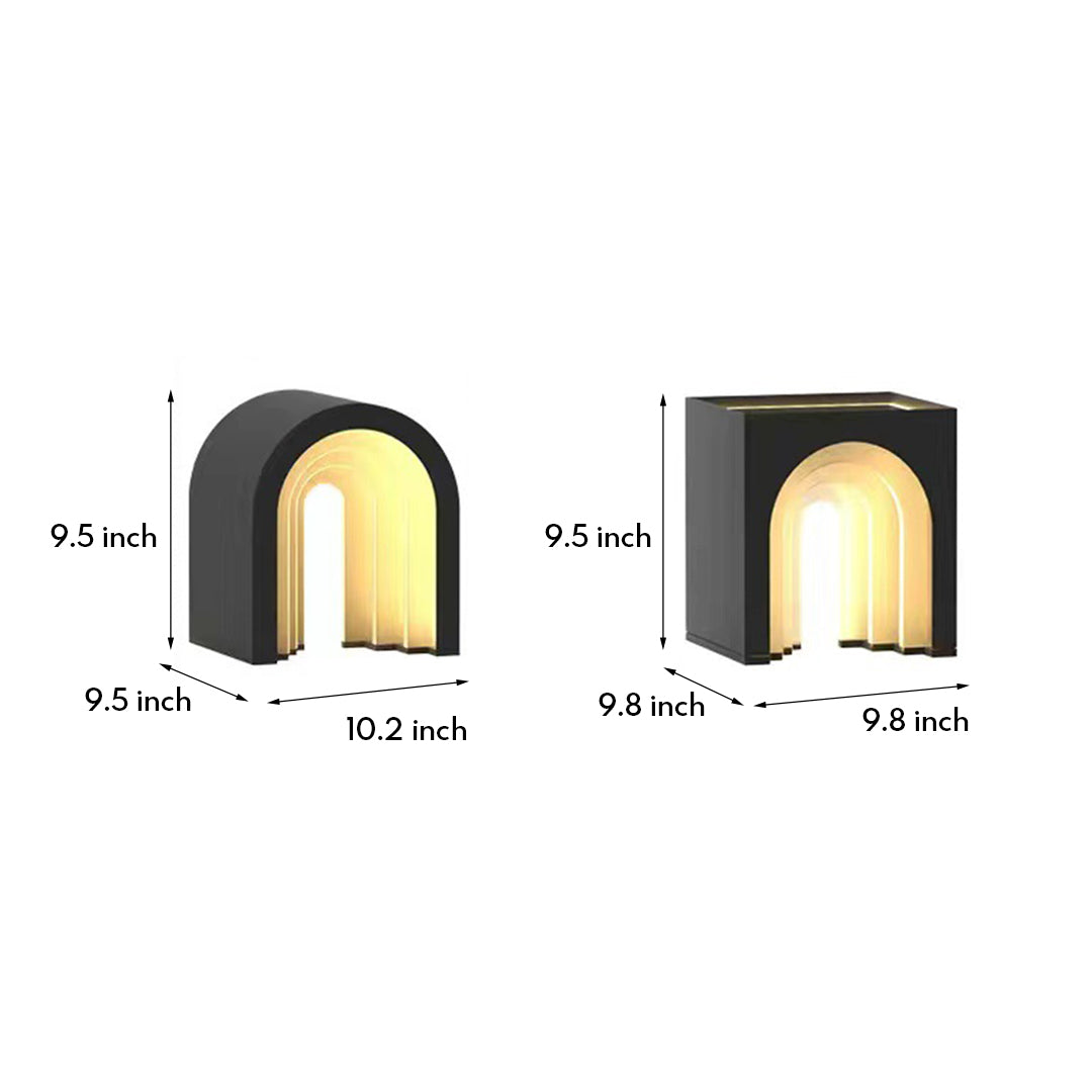 Modern Minimalist Outdoor Pillar Lights for Courtyard and Garden