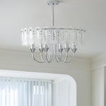 Aurelia Chrome Iron Chandelier — French-Inspired Island Pendant Light
