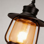 Modern Pillar Lights for Gate – Minimalist Outdoor Post Lighting in Black