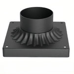 Retro Black Aluminum Bollard Path Lights with Frosted Glass for Garden Walkways