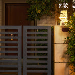 Solar Post Cap Light in Black Aluminum for Outdoor Columns