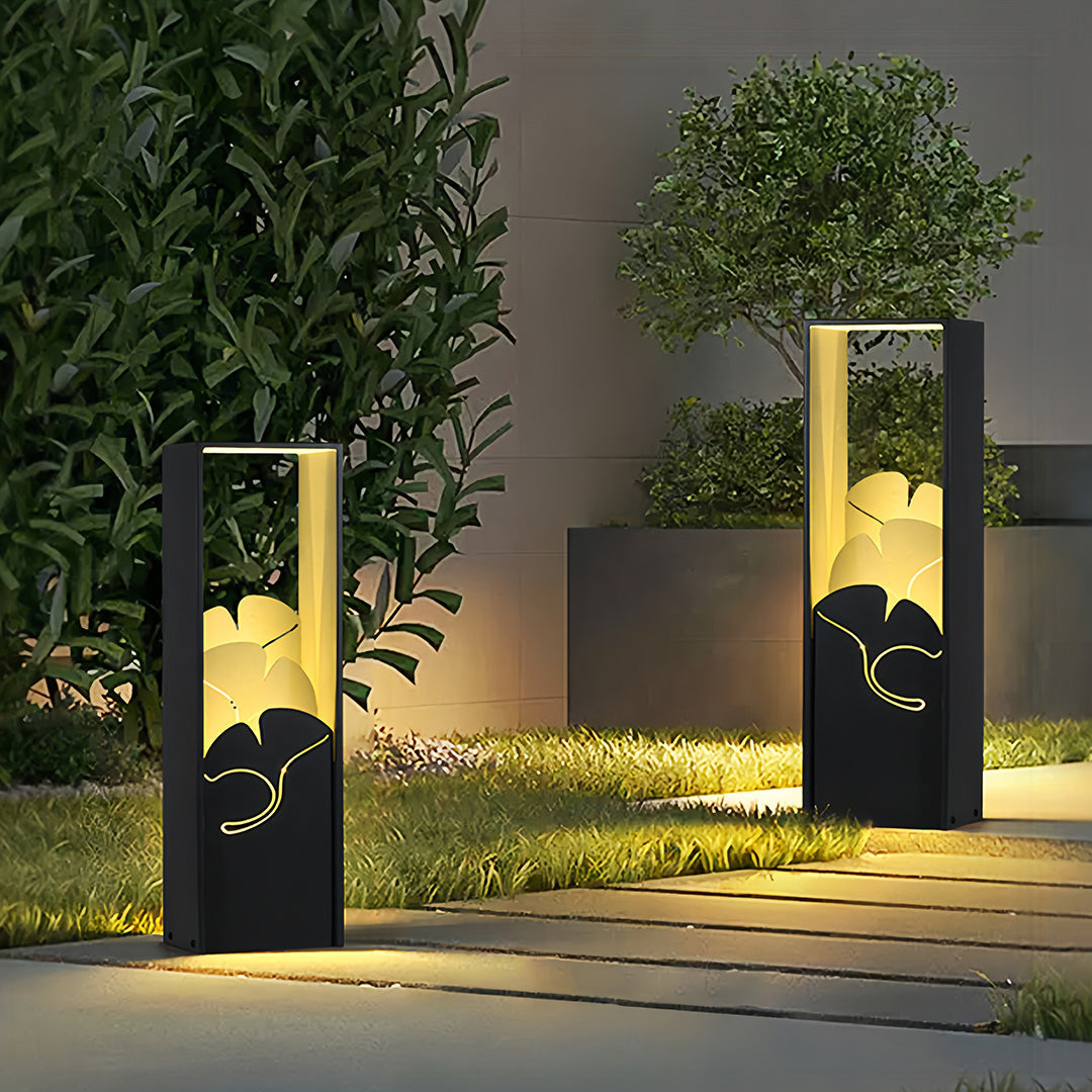 Artisan Black Bollard Light for Modern Landscape Illumination