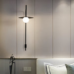 Modern Industrial LED Wall Sconce with Adjustable Arm for Reading
