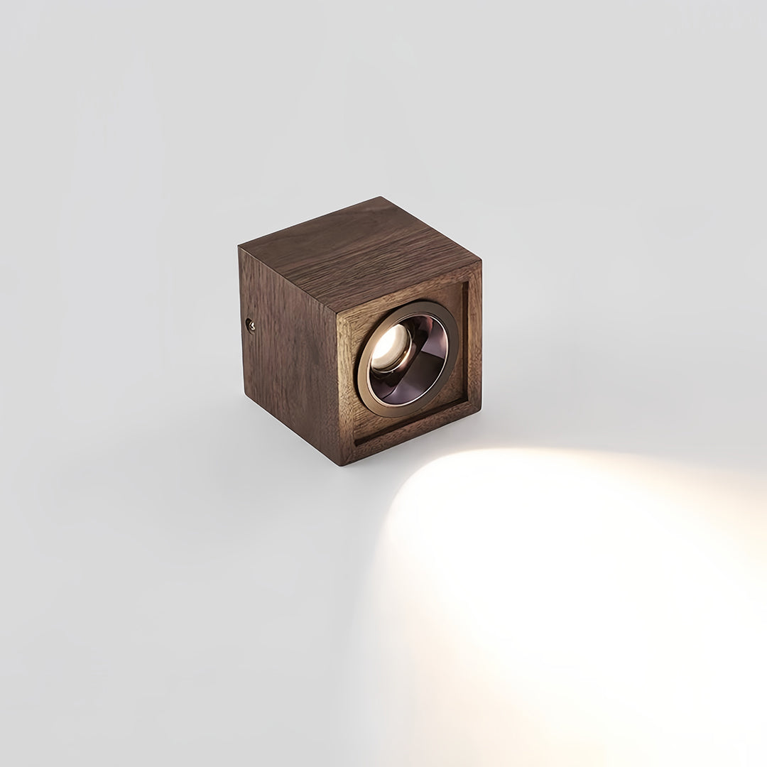 Walnut Multi-Head LED Recessed Downlights for Modern Interiors