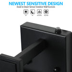 Aurelia Outdoor Lantern Wall Sconce – Waterproof Iron & Glass Courtyard Light