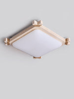 Xavren Travertine LED Flush Mount Ceiling Light for Modern Interiors