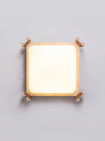 Xavren Travertine LED Flush Mount Ceiling Light for Modern Interiors