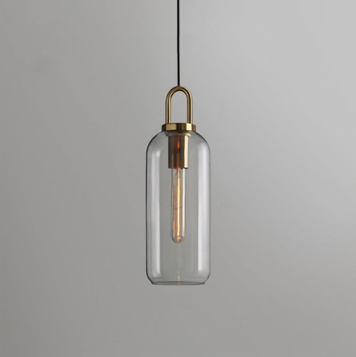 Glass Pendant Swag Light