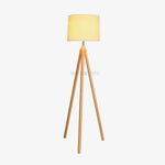York Tripod Wooden Floor Lamp