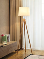 York Tripod Wooden Floor Lamp