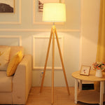 York Tripod Wooden Floor Lamp