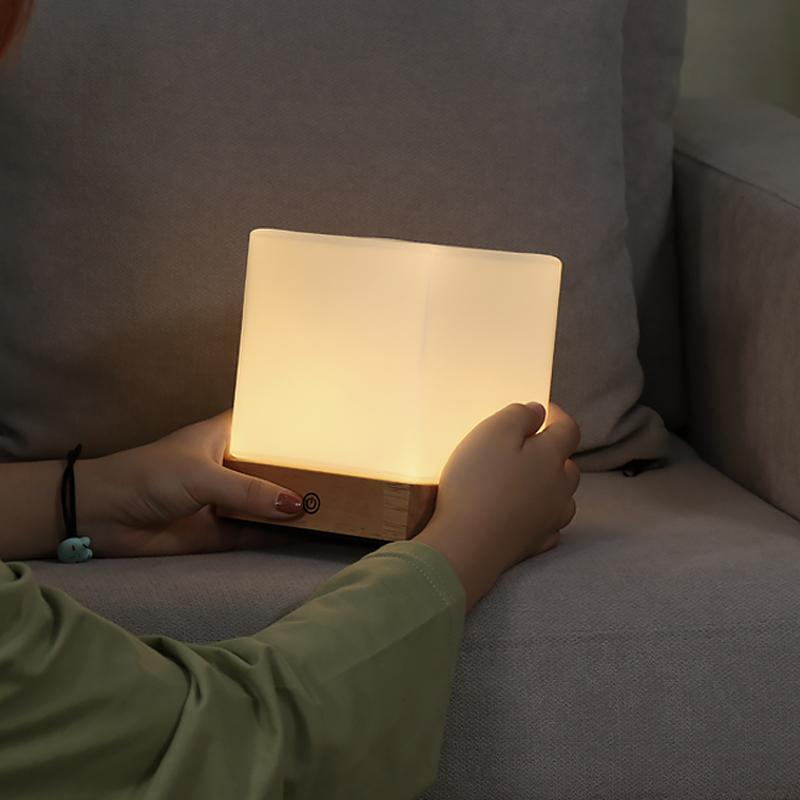 Mini Cube Led Table Lamp Ambient Lighting