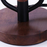 16 Inch Vintage Rustic Tree Branch Us Plug Table Lamp With Fabric Drum Shade