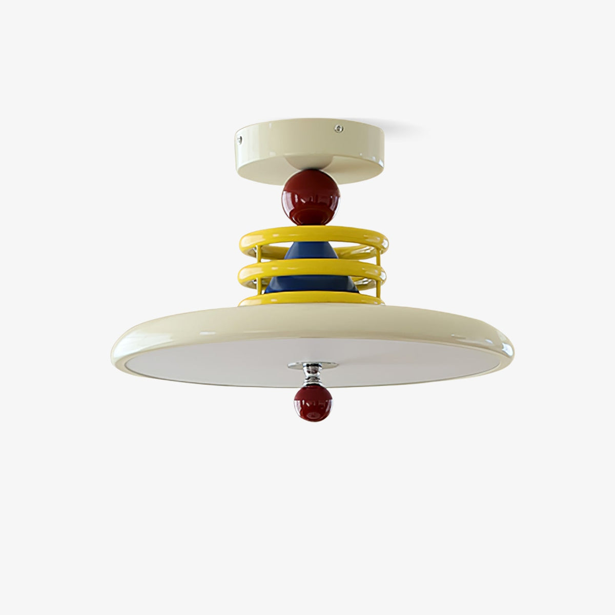 Zephiro Modern Ceiling Light – Memphis Style LED Flush Mount