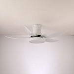 Zephyr Noir Ceiling Fan with Integrated LED Light, 48"