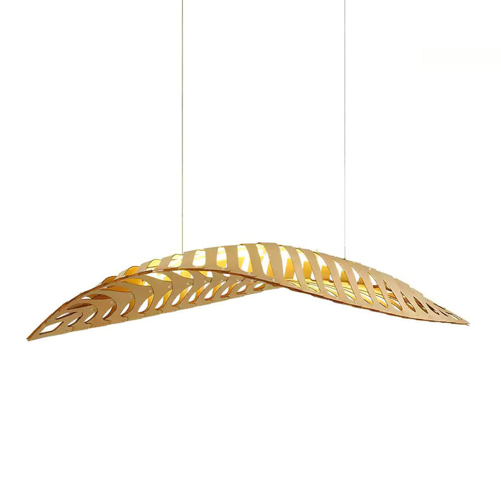 Zephyr Organic Wood LED Pendant Light for Modern Interiors