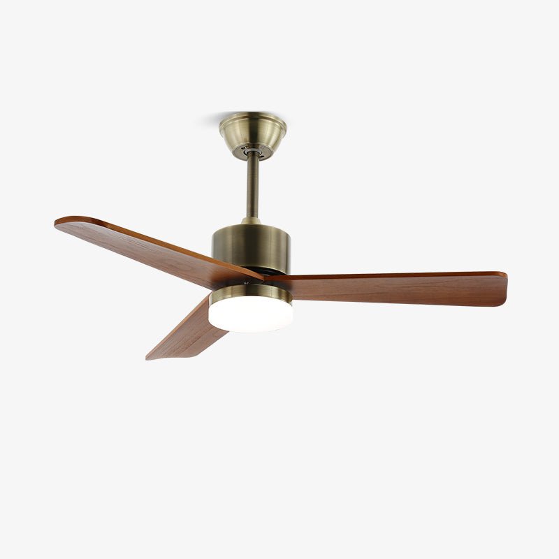 Zephyr Wooden Ceiling Fan with Integrated LED Light, 42" and 52" Options