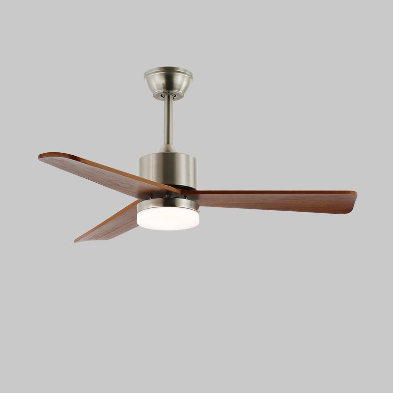 Zephyr Wooden Ceiling Fan with Integrated LED Light, 42" and 52" Options