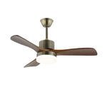 Zephyr Wooden Ceiling Fan with Integrated LED Light, 42" and 52" Options