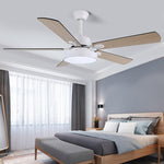 Zephyris Ceiling Fan Light with LED and Wood Blades