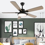 Zephyris Ceiling Fan Light with LED and Wood Blades