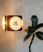 Zerina Sculptural Pendant Light with Layered Acrylic Shades