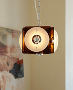 Zerina Sculptural Pendant Light with Layered Acrylic Shades